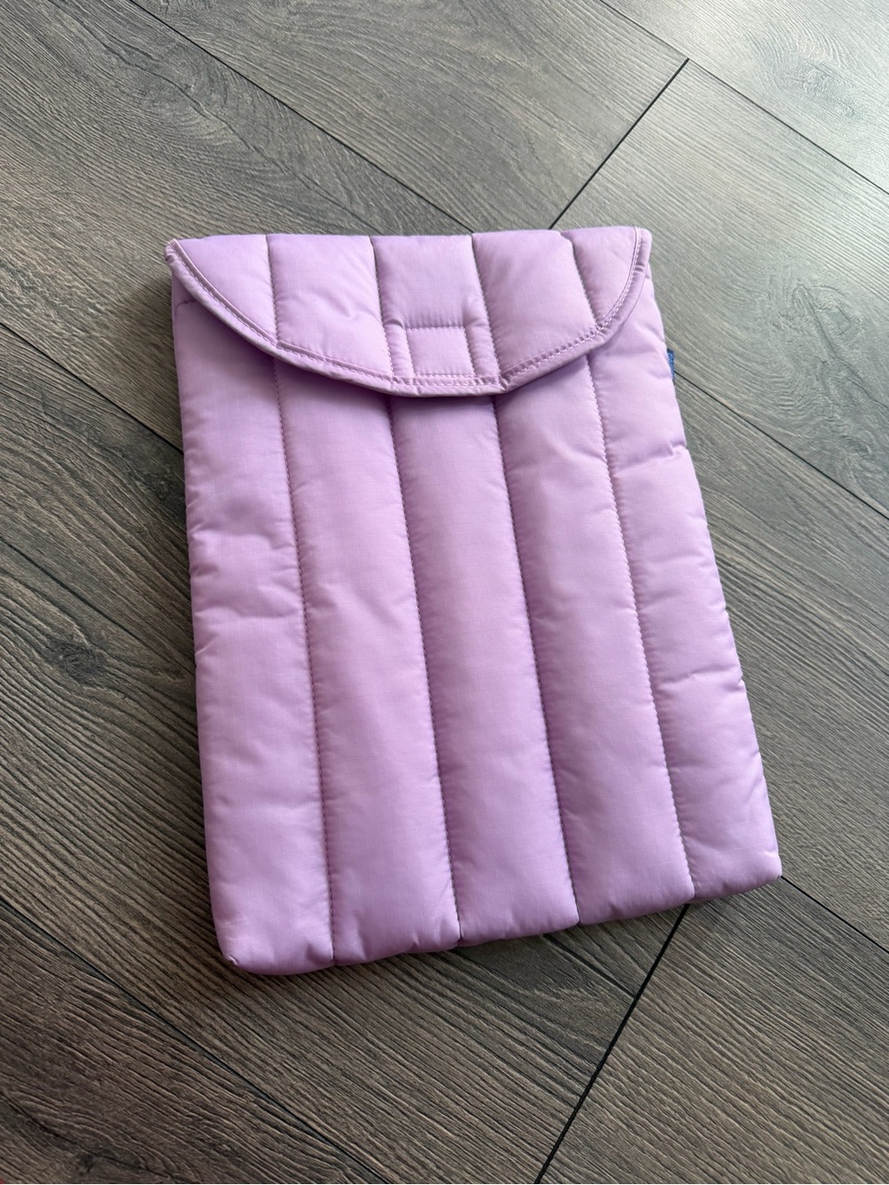 Baggu 13” puffy laptop sleeve - lilac